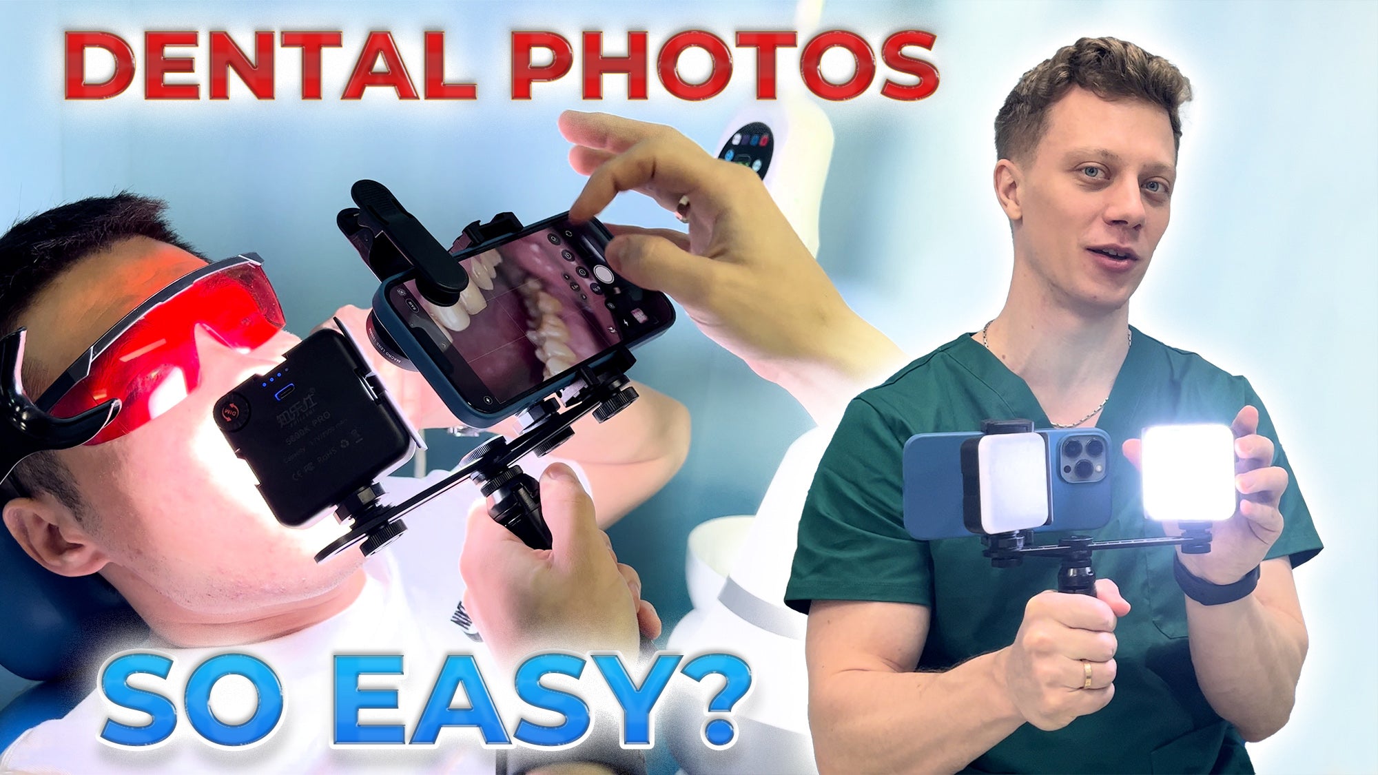 MK-017 写真やビデオ用のプロフェッショナル歯科撮影ライト – Dental-photo